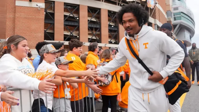Tennessee linebacker Arion Carter, named a 2026 William V. Campbell Trophy semifinalist for his academic and athletic achievements.