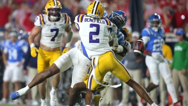 Ty Benefield, safety transferring from Boise State to LSU for SEC competition